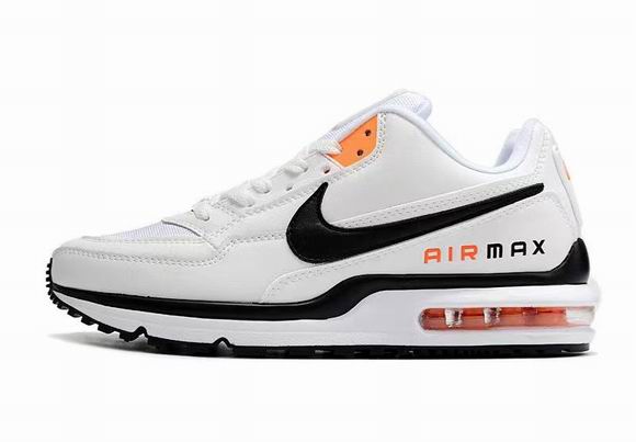 Cheap Nike Air Max LTD Men's Shoes White Black Orange-02